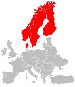Mappa Scandinavia 1
