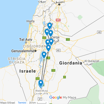 Tour della Giordania